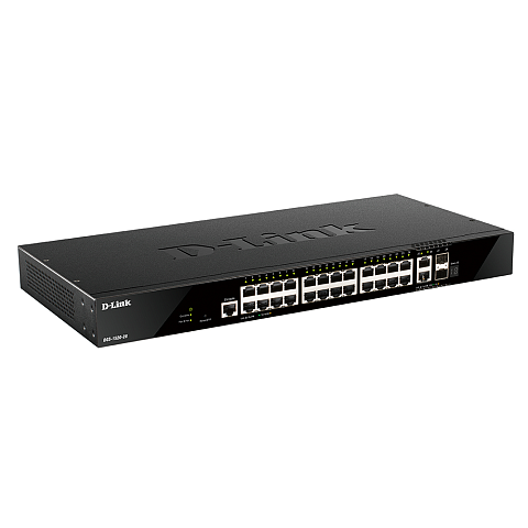 D-Link DGS-1520-28/E Netzwerk-Switch Managed L3 10G Ethernet (100/1000/10000) 1U Schwarz