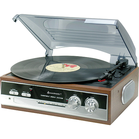 Soundmaster PL 186 Aluminium, Transparent