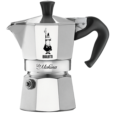 Bialetti 0002380 Mokka-Kanne 0,4 l Edelstahl
