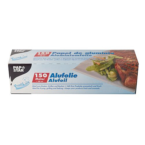 Papstar 86908 Alufolie für Lebensmittel