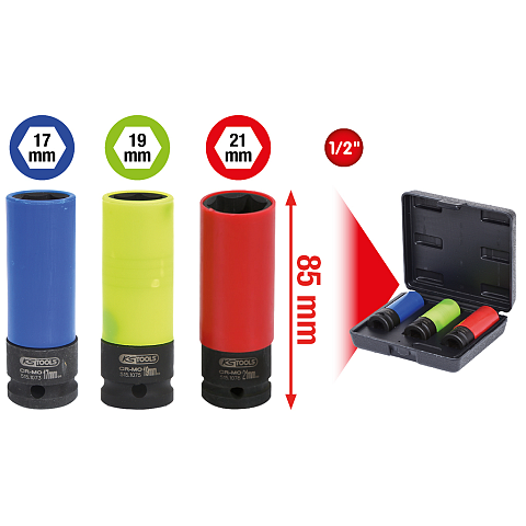 KS Tools 515.1070 Steckdosen/Steckdosen-Set Steckschlüssel-Satz