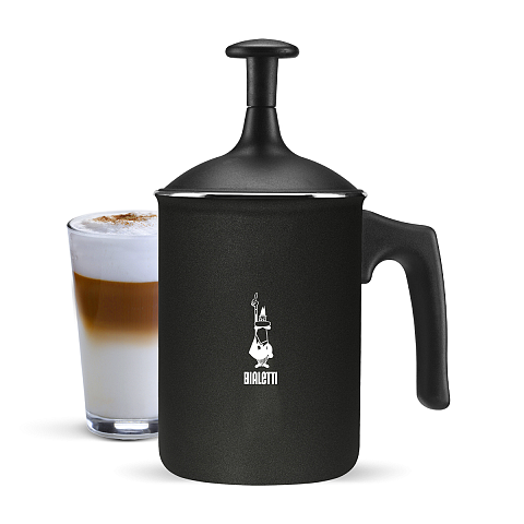 Bialetti 00AGR394 Milchschäumer/-wärmer Manueller Milchaufschäumer Schwarz