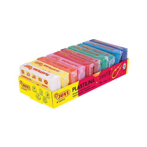 Jovi PLASTILINA Modellierton 515 g Gemischte Farben 1 Stück(e)