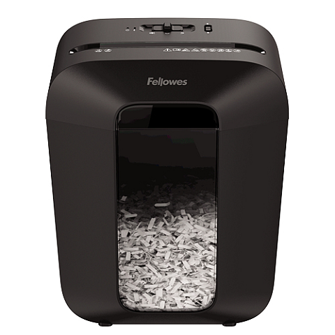 Fellowes Powershred LX50 Aktenvernichter Partikelschnitt-Zerkleinerung Schwarz