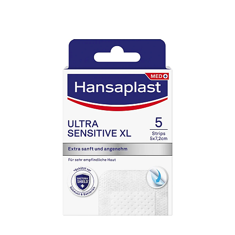 Hansaplast Ultra Sensitive XL 5 x 7,2 cm 5 Stück(e)