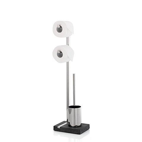 Blomus 68623 Toilettenrollenhalter Bodenstehend Edelstahl