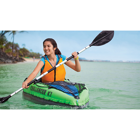Intex K1 1 Person(en) Schwarz, Blau, Grün, Grau Polyvinylchlorid (PVC) Aufblasbares Kajak