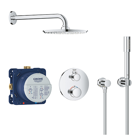 GROHE 34732000 Duschsystem 2 Kopf/Köpfe Chrom