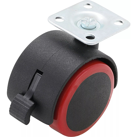 BGS technic Double Castor Wheel with Brake
