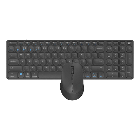 Hama 9700M Tastatur Maus enthalten Büro QWERTZ Deutsch Grau