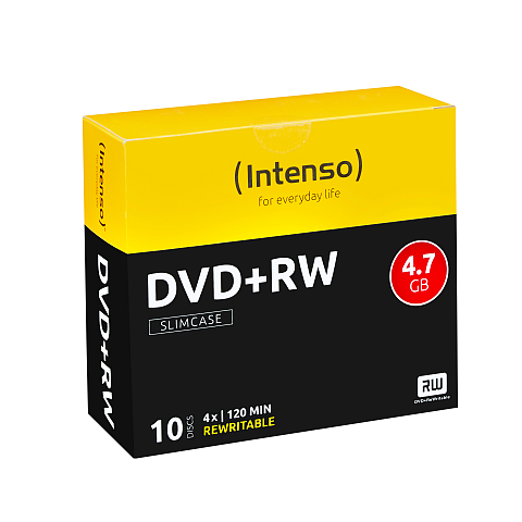 Intenso DVD+RW 4.7GB, 4x 4,7 GB 10 Stück(e)