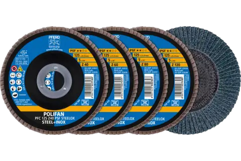 PFERD STEELOX cut-off wheel and flap disc sets 1 Stück(e)