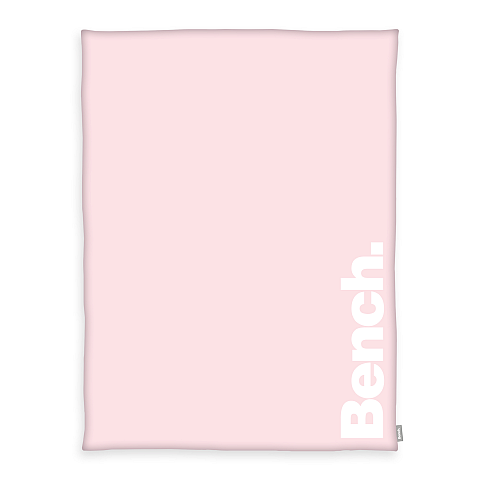 HERDING 7612602036 Überwurfdecke 150 x 200 cm Polyester Pink, Weiß