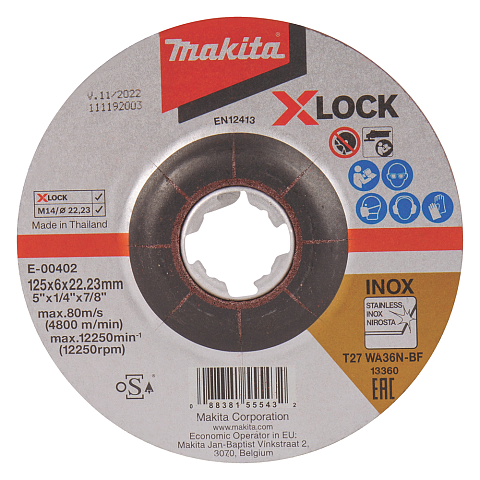Makita E-00402 Winkelschleifer-Zubehör Schleifscheibe