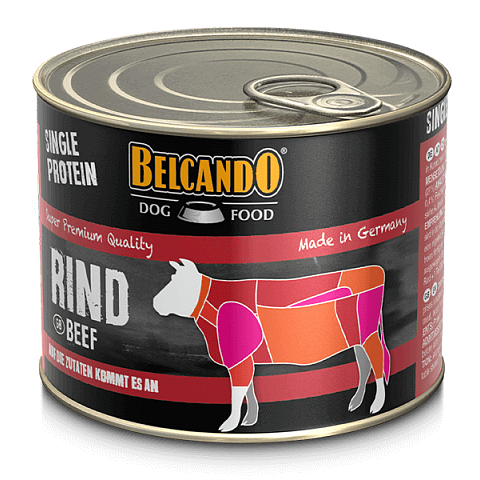 Belcando 512215 Hunde-Dosenfutter Rind Adult 200 g