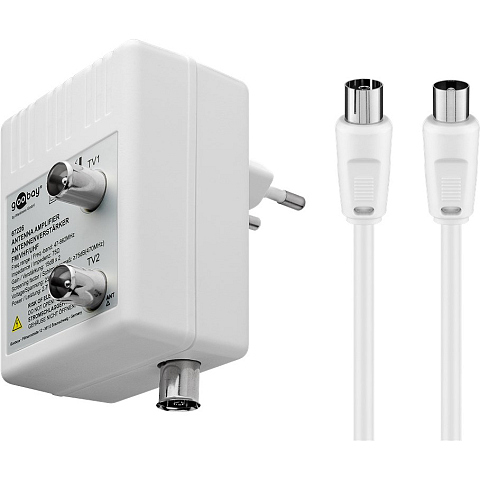 Goobay 67226 TV-Signalverstärker 47 - 862 MHz