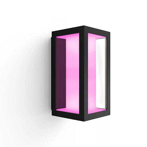 Philips Hue White and Color ambiance Impress Outdoor Wandleuchte schwarz