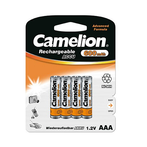 Camelion NH-AAA600-BP4 Wiederaufladbarer Akku AAA Nickel-Metallhydrid (NiMH)