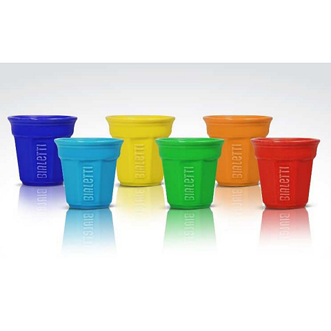 Bialetti BICCHIERINI Tasse Mehrfarbig Kaffee 6 Stück(e)
