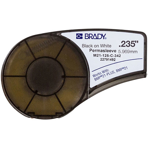 Brady BMP21-PLUS Series, PermaSleeve Polyolefin-Schrumpfschläuche zur Kabelkennzeichnung