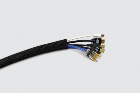 Label-the-cable Cable tube Schwarz