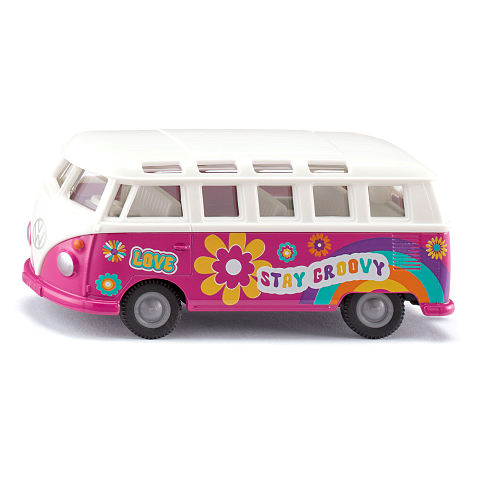 Siku VW T1 Samba Busmodell Vormontiert 1:50