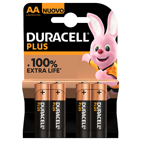 Duracell Plus 100 Einwegbatterie AA Alkali