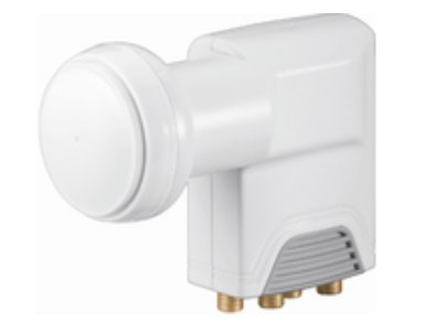 Microconnect LNBS-4 Rauscharmer Signalumsetzer Weiß