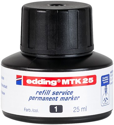 Edding MTK 25 Marker-Nachfüller Schwarz 25 ml 1 Stück(e)