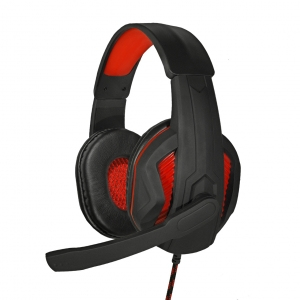 ART HERO Kopfhörer & Headset Kabelgebunden Kopfband Gaming Schwarz, Rot
