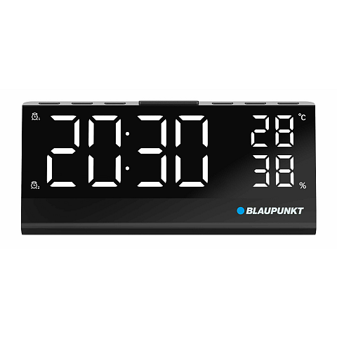 Blaupunkt CR10ALU Radio Uhr Schwarz