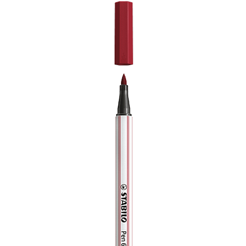 STABILO Pen 68 brush Filzstift Violett 1 Stück(e)