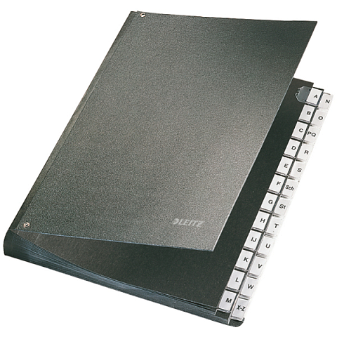 Leitz 58240095 Schnellhefter Schwarz Karton A4