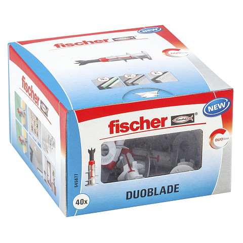 Fischer DUOBLADE 40 Stück(e) Schrauben- & Dübelsatz 44 mm