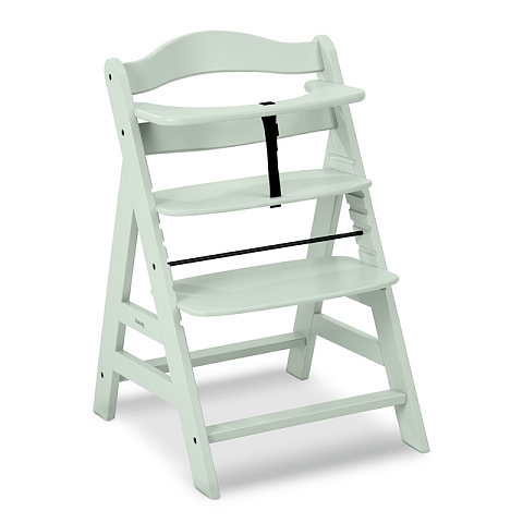 Hauck Alpha+ Traditioneller Hochstuhl Harter Sitz Mintfarbe
