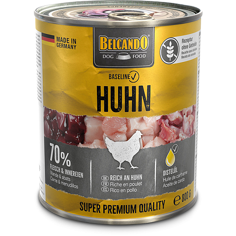 Belcando 513435 Hunde-Dosenfutter Huhn Adult 800 g