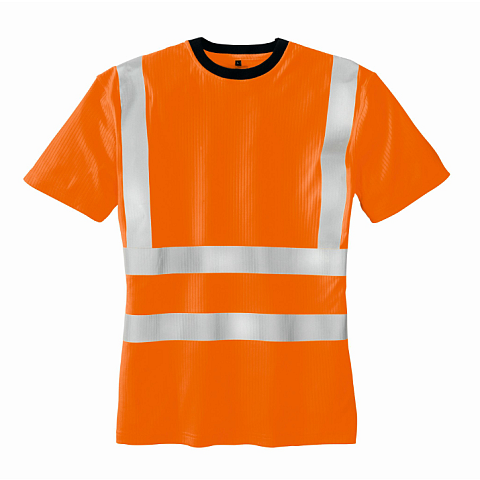 BIG Arbeitsschutz HOOGE Hemd Grau, Orange