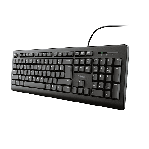 Trust Primo Tastatur Universal USB QWERTY US Englisch Schwarz