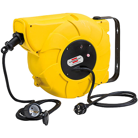 Brennenstuhl 1241000300 Verlängerungskabel 18 m 1 AC-Ausgänge Schwarz, Gelb