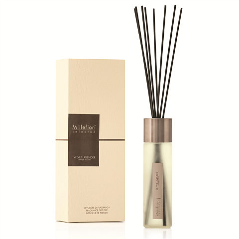 Millefiori Velvet Lavender Aromaessenz 100 ml Bergamotte, Iris, Jasmin, Lavendel, Moschus, Rose, Sandelholz, Tonka-Bohne Aroma-Diffuser