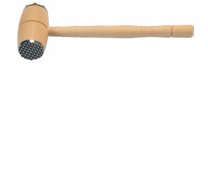 Kesper 69390 Fleischklopfer Metall, Holz