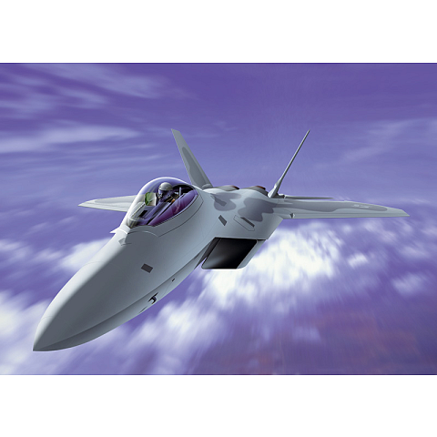 Italeri F-22 Raptor Starrflügelflugzeug-Modell Montagesatz 1:72