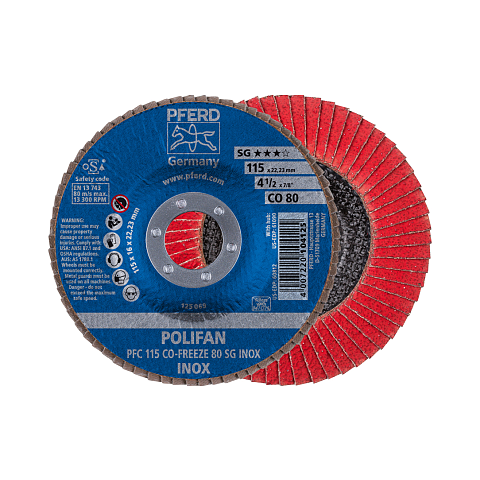 PFERD PFC 115 CO-FREEZE 80 SG INOX Rotierendes Schleifwerkzeug Zubehör Metall