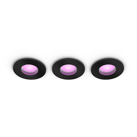 Philips Hue White and Color ambiance 3er-Set Xamento Einbauspot