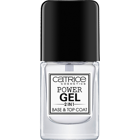 CATRICE Power 2in1 Base & Top Gelnagellack 10,5 ml Transparent