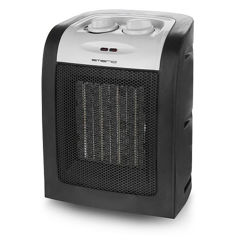 Emerio FH-106145 Elektrische Raumheizung Drinnen Schwarz, Weiß 1800 W Elektrischer Raumheizlüfter