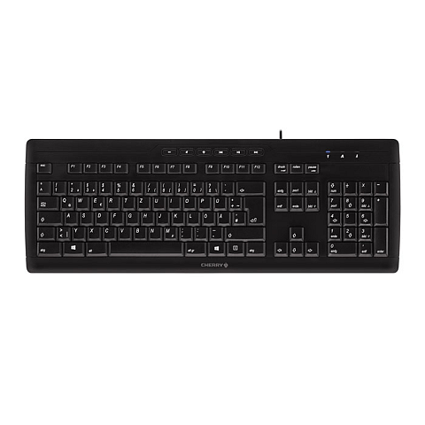 CHERRY STREAM 3.0 Tastatur Büro USB QWERTZ Deutsch Schwarz