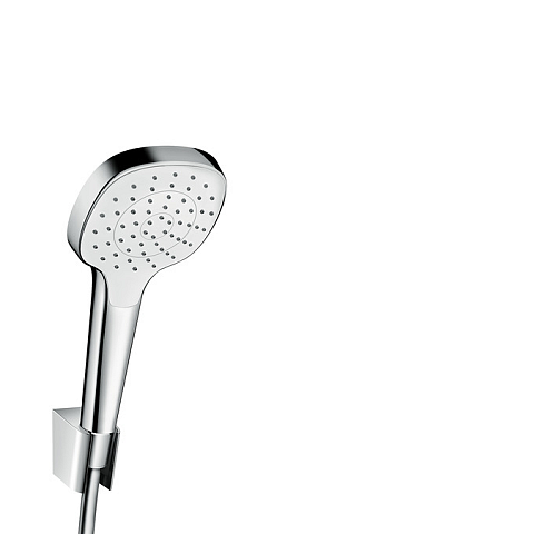 Hansgrohe Croma Select E 1,25 m Chrom, Weiß