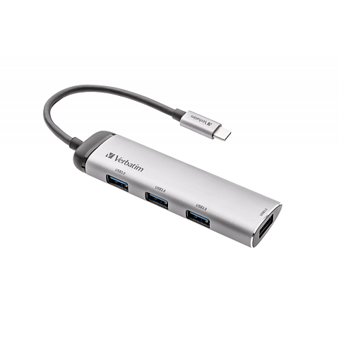Verbatim USB-C Multiport-Hub 4-Port USB 3.2 Gen 1