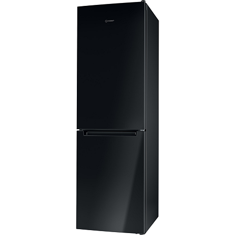 Indesit LI8 S2E K Kühl- und Gefrierkombination Freistehend 339 l Schwarz